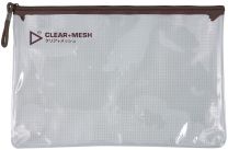 Play Clear Mesh Bag A4 - Brown