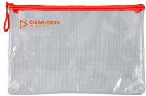 Play Clear Mesh Bag A4 - Orange